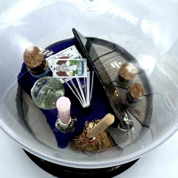 Enchanting Miniature Apothecary Tarot Potion Ouija Board Display - Magical Decor - Picture 12 of 14